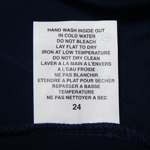 Sympli Uptown Tunic Dark Navy Blue Women’s Size 8 Cold Shoulder Jersey Knit Top - Picture 6 of 6